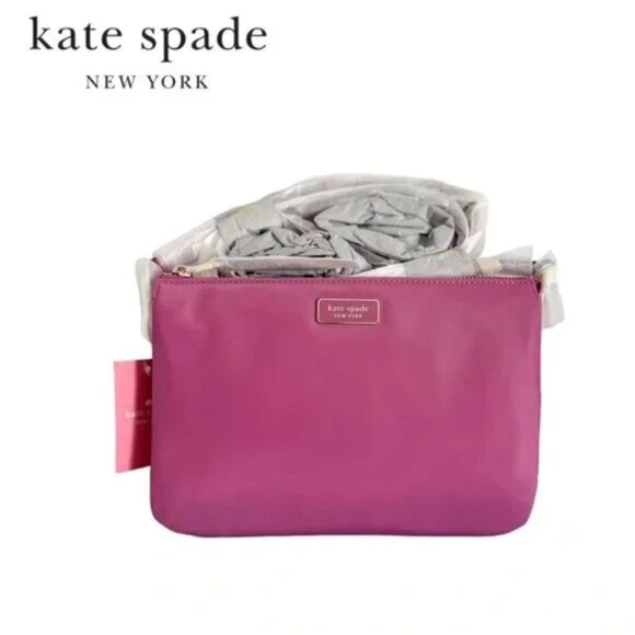15 | 🍁Kate Spade Triple Gusset Crossbody Bag (Dawn) - Picture 1 of 5